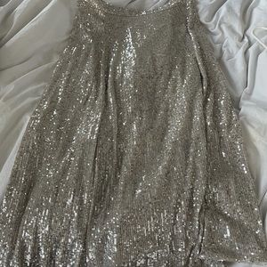 H&M high waisted sequin skirt